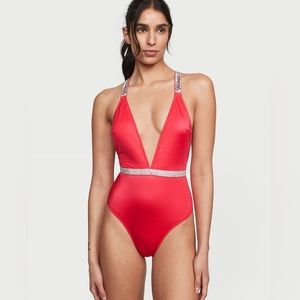 Never worn NWT Victoria Secret Swimsuit With Rhinestones